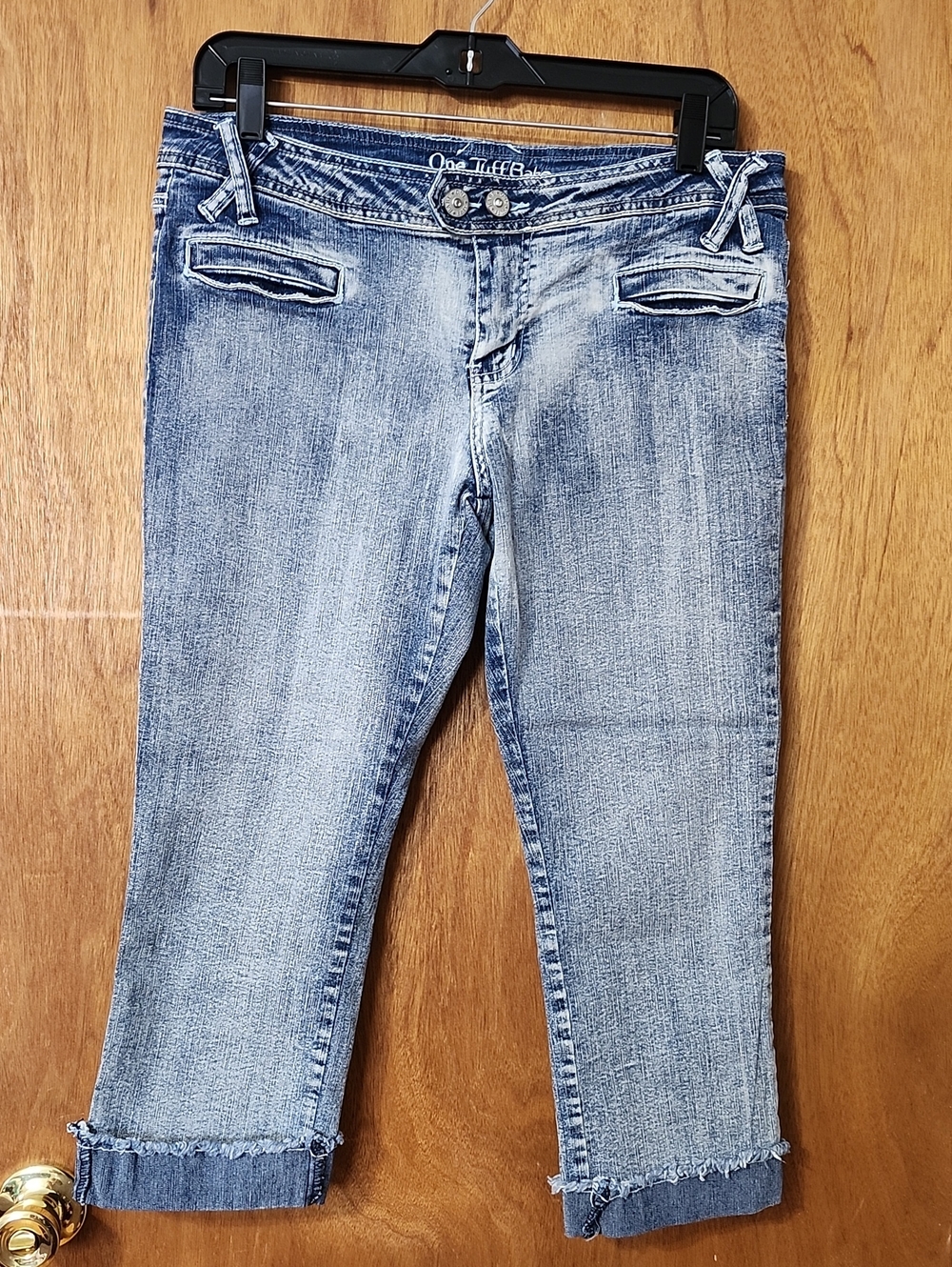 One Tuff Babe Capri Jeans Low Rise Size 11/12